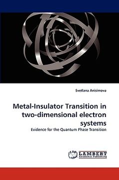 portada metal-insulator transition in two-dimensional electron systems (in English)