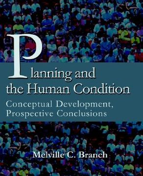 portada planning and the human condition: conceptual development, prospective conclusions (en Inglés)