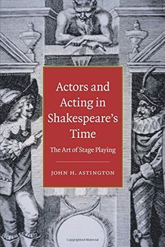 portada Actors and Acting in Shakespeare's Time Paperback (in English)