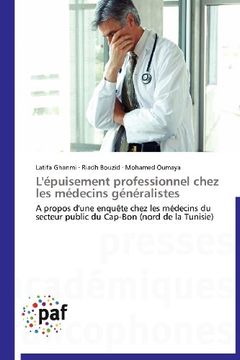 portada L'Epuisement Professionnel Chez Les Medecins Generalistes