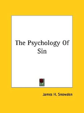 portada the psychology of sin (en Inglés)