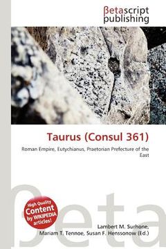 portada taurus (consul 361)