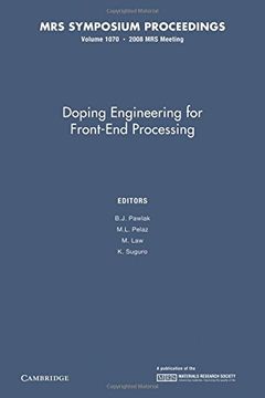 portada Doping Engineering for Front-End Processing: Volume 1070 (Mrs Proceedings) (en Inglés)