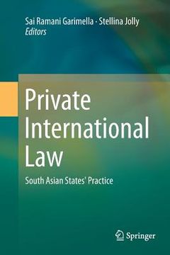 portada Private International Law: South Asian States' Practice (en Inglés)