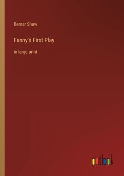portada Fanny's First Play: in large print