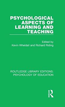 portada Psychological Aspects of Learning and Teaching (Routledge Library Editions: Psychology of Education) (en Inglés)