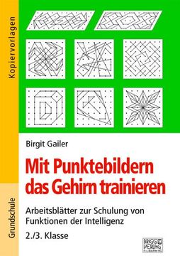 portada Mit Punktebildern das Gehirn Trainieren - 2. /3. Klasse (en Alemán)