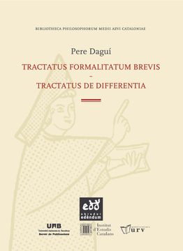 portada Tractatus Formalitatum Brevis (Bibliotheca Philosophorum Medii Aevi Cataloniae) (in Catalá)