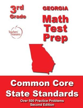 portada Georgia 3rd Grade Math Test Prep: Common Core State Standards (en Inglés)