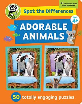 portada Spot the Differences: Adorable Animals!, 1: 50 Totally Engaging Puzzles!