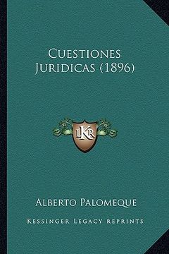 portada Cuestiones Juridicas (1896)