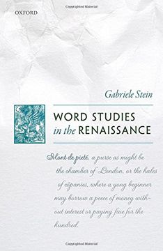 portada Word Studies in the Renaissance
