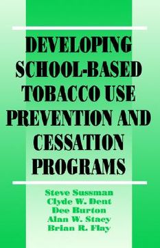 portada developing school-based tobacco use prevention and cessation programs