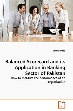 portada balanced scorecard and its application in banking sector of pakistan (en Inglés)