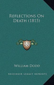 portada reflections on death (1815) (en Inglés)