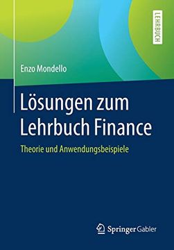 portada Lösungen zum Lehrbuch Finance: Theorie und Anwendungsbeispiele (en Alemán)