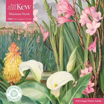 portada Adult Sustainable Jigsaw Puzzle kew Gardens: Marianne North: Beauties of the Swamps at Tulbagh: 1000-Pieces. Ethical, Sustainable, Earth-Friendly (1000-Piece Sustainable Jigsaws) (en Inglés)