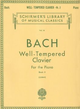 portada well tempered clavier,48 preludes and fugues for the piano