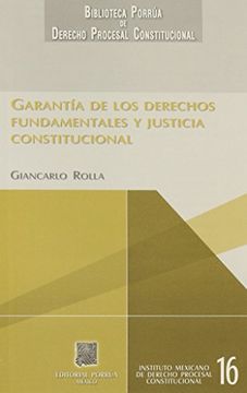 portada garantia de los derechos fundamentales y justicia constitucional