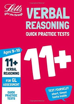 portada Letts 11+ Success - 11+ Verbal Reasoning Quick Practice Tests Age 9-10 for the Gl Assessment Tests