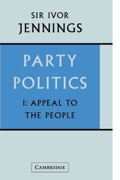 portada Party Politics: Volume 1, Appeal to the People (en Inglés)