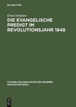 portada Die Evangelische Predigt im Revolutionsjahr 1848 (in German)