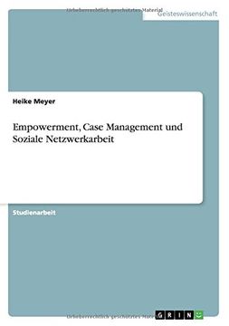 portada Empowerment, Case Management und Soziale Netzwerkarbeit (German Edition)