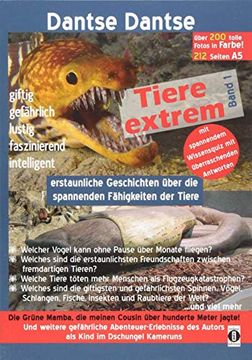 portada Tiere Extrem Band 1 - Gejagt von Einer Grünen Mamba! (Farbig) Erstaunliche Geschichten Über die Spannenden Fähigkeiten der Tiere (in German)