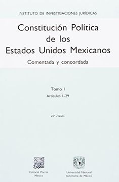portada constitucion politica de los estados unidos mexicanos / 5 tomos / 20 ed.