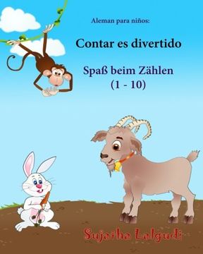 portada Aleman Para Ninos: Contar es Divertido: Libro Infantil Ilustrado Español-Alemán (in Spanish)