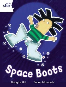 portada Rigby Star Independent White Reader 4: Space Boots (en Inglés)