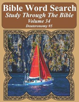 portada Bible Word Search Study Through The Bible: Volume 34 Deuteronomy #5 (in English)