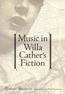 portada music in willa cather's fiction (en Inglés)