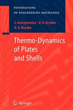 portada thermo-dynamics of plates and shells (en Inglés)