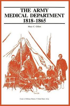 portada the army medical department, 1865-1917 (en Inglés)