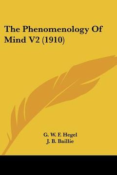 portada the phenomenology of mind v2 (1910)
