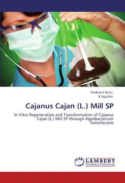 portada Cajanus Cajan (L. ) Mill sp: In Vitro Regeneration and Transformation of Cajanus Cajan (L. ) Mill sp Through Agrobacterium Tumefaciens (en Inglés)