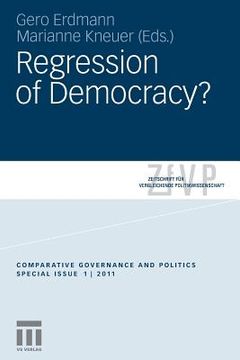 portada regression of democracy? (en Inglés)