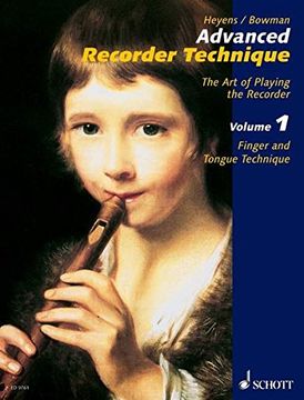 portada Advanced Recorder Technique: Finger and Tongue Technique. Vol. 1. Alt-Blockflöte. Lehrbuch. 