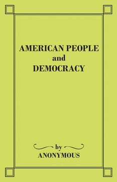 portada American People and Democracy (en Inglés)