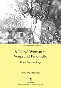 portada 'new' Woman in Verga and Pirandello: From Page to Stage (Italian Perspectives) (en Inglés)