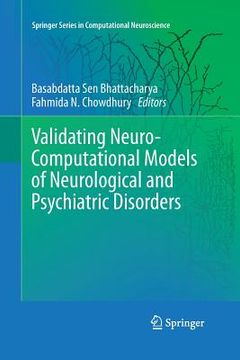 portada Validating Neuro-Computational Models of Neurological and Psychiatric Disorders (en Inglés)