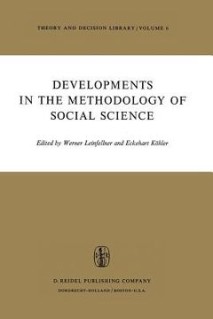 portada Developments in the Methodology of Social Science (en Inglés)