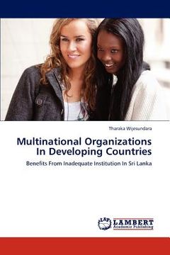 portada multinational organizations in developing countries (en Inglés)