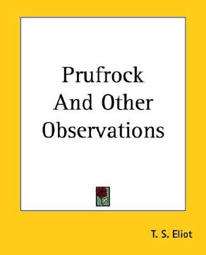 portada prufrock and other observations (in English)