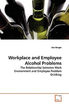 portada workplace and employee alcohol problems (en Inglés)