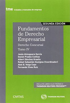 portada Fundamentos de Derecho Empresarial IV (Papel + e-book): DERECHO CONCURSAL (Tratados y Manuales de Derecho)