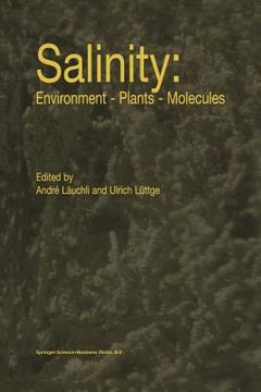 portada salinity: environment - plants - molecules (en Inglés)