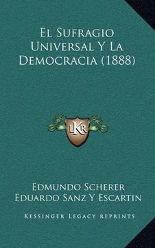 portada El Sufragio Universal y la Democracia (1888)