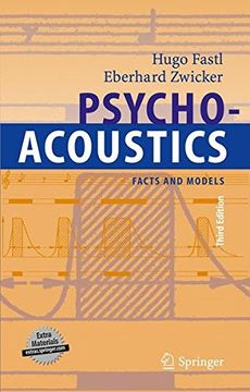 portada Psychoacoustics: Facts and Models (Springer Series in Information Sciences) (en Inglés)